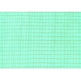 thumbnail image 1 of Ahgly Company Machine Washable Indoor Rectangle Solid Turquoise Blue Modern Area Rugs, 8' x 10', 1 of 4
