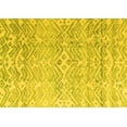 thumbnail image 1 of Ahgly Company Machine Washable Indoor Rectangle Solid Yellow Modern Area Rugs, 3' x 5', 1 of 4