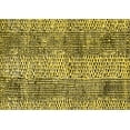 thumbnail image 1 of Ahgly Company Machine Washable Indoor Rectangle Solid Yellow Modern Area Rugs, 3' x 5', 1 of 4