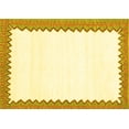 thumbnail image 1 of Ahgly Company Machine Washable Indoor Rectangle Solid Yellow Modern Area Rugs, 5' x 7', 1 of 4