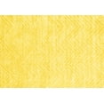thumbnail image 1 of Ahgly Company Machine Washable Indoor Rectangle Solid Yellow Modern Area Rugs, 5' x 7', 1 of 4