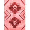 thumbnail image 1 of Ahgly Company Machine Washable Indoor Rectangle Southwestern Red Country Area Rugs, 5' x 7', 1 of 4