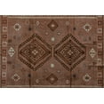 thumbnail image 1 of Ahgly Company Machine Washable Indoor Rectangle Southwestern Turquoise Blue Country Area Rugs, 5' x 7', 1 of 4