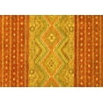 thumbnail image 1 of Ahgly Company Machine Washable Indoor Rectangle Southwestern Yellow Country Area Rugs, 2' x 4', 1 of 4