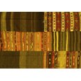 thumbnail image 1 of Ahgly Company Machine Washable Indoor Rectangle Southwestern Yellow Country Area Rugs, 4' x 6', 1 of 4