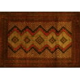 thumbnail image 1 of Ahgly Company Machine Washable Indoor Rectangle Southwestern Yellow Country Area Rugs, 5' x 7', 1 of 4