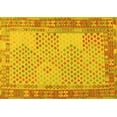 thumbnail image 1 of Ahgly Company Machine Washable Indoor Rectangle Southwestern Yellow Country Area Rugs, 5' x 7', 1 of 4