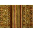 thumbnail image 1 of Ahgly Company Machine Washable Indoor Rectangle Southwestern Yellow Country Area Rugs, 6' x 9', 1 of 4