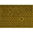 thumbnail image 1 of Ahgly Company Machine Washable Indoor Rectangle Southwestern Yellow Country Area Rugs, 6' x 9', 1 of 4