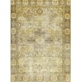 thumbnail image 1 of Ahgly Company Machine Washable Indoor Rectangle Traditional Brown Gold Area Rugs, 5' x 7', 1 of 7