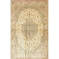 thumbnail image 1 of Ahgly Company Machine Washable Indoor Rectangle Traditional Brown Gold Area Rugs, 5' x 8', 1 of 7