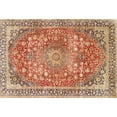 thumbnail image 1 of Ahgly Company Machine Washable Indoor Rectangle Traditional Chestnut Red Area Rugs, 6' x 9', 1 of 7