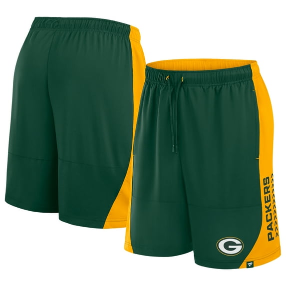 Men's Fanatics Green Green Bay Packers No Defense Shorts