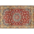 thumbnail image 1 of Ahgly Company Machine Washable Indoor Rectangle Traditional Fall Leaf Brown Green Area Rugs, 6' x 9', 1 of 7