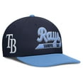 thumbnail image 1 of Men's Nike Navy/Light Blue Tampa Bay Rays Pro Performance Snapback Hat, 1 of 4
