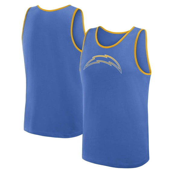 Men's Logo Athletic Powder Blue Los Angeles Chargers Unmatched Success Tank Top