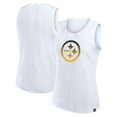 thumbnail image 1 of Women's-Fanatics  White Pittsburgh Steelers Slub Tank Top, 1 of 3