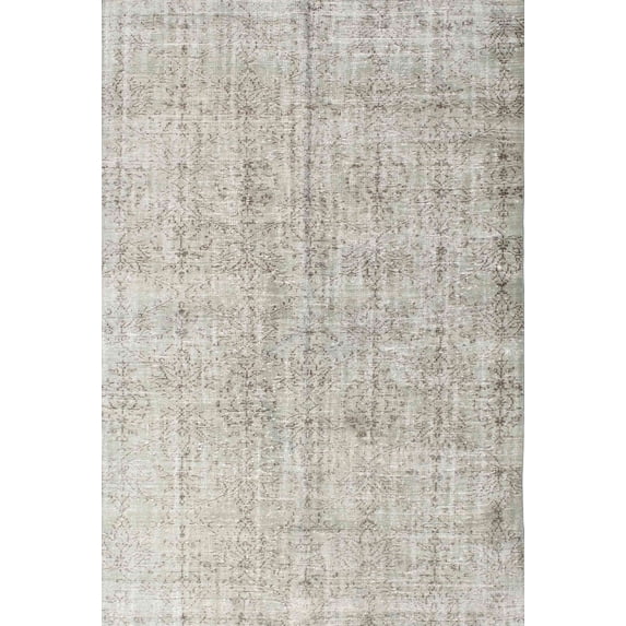 Ahgly Company Machine Washable Indoor Rectangle Traditional Rosy Brown Pink Area Rugs, 8' x 10'
