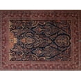thumbnail image 1 of Ahgly Company Machine Washable Indoor Rectangle Traditional Sienna Brown Area Rugs, 8' x 10', 1 of 7