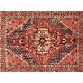 thumbnail image 1 of Ahgly Company Machine Washable Indoor Rectangle Traditional Sunrise Orange Area Rugs, 2' x 5', 1 of 7