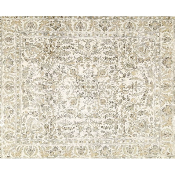 Ahgly Company Machine Washable Indoor Rectangle Traditional Tan Brown Area Rugs, 2' x 5'