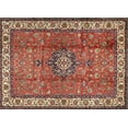 thumbnail image 1 of Ahgly Company Machine Washable Indoor Rectangle Traditional Tomato Red Area Rugs, 4' x 6', 1 of 7