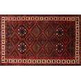thumbnail image 1 of Ahgly Company Machine Washable Indoor Rectangle Traditional Tomato Red Area Rugs, 8' x 12', 1 of 7