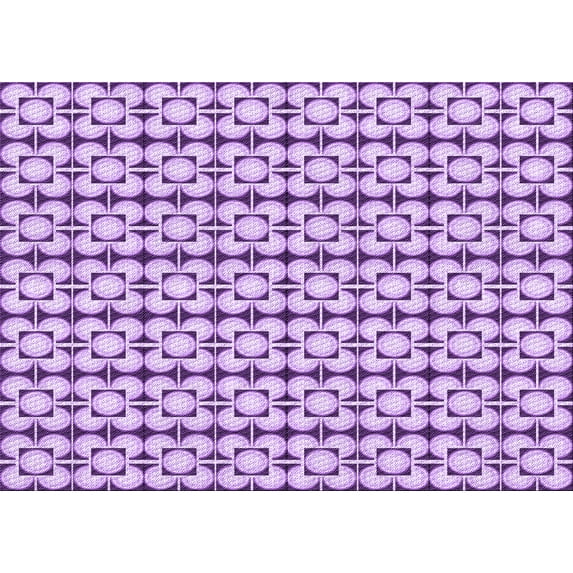 Ahgly Company Machine Washable Indoor Rectangle Transitional Blossom Pink Area Rugs, 2' x 4'