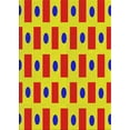 thumbnail image 1 of Ahgly Company Machine Washable Indoor Rectangle Transitional Canary Yellow Area Rugs, 4' x 6', 1 of 7