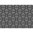 thumbnail image 1 of Ahgly Company Machine Washable Indoor Rectangle Transitional Charcoal Black Area Rugs, 3' x 5', 1 of 7