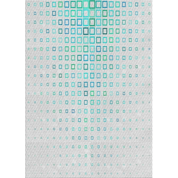 Ahgly Company Machine Washable Indoor Rectangle Transitional Dark Goldray Area Rugs, 5' x 7'