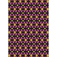thumbnail image 1 of Ahgly Company Machine Washable Indoor Rectangle Transitional Dark Purple Area Rugs, 2' x 4', 1 of 7