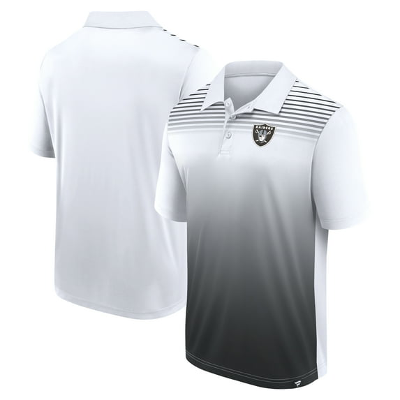 Men's Logo Athletic White Las Vegas Raiders Sandlot Game Polo