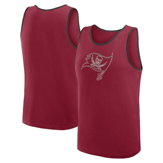 Men's Logo Athletic Red Tampa Bay Buccaneers Unmatched Success Tank Top