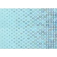 thumbnail image 1 of Ahgly Company Machine Washable Indoor Rectangle Transitional Iceberg Blue Area Rugs, 6' x 9', 1 of 7
