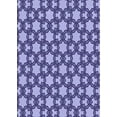 thumbnail image 1 of Ahgly Company Machine Washable Indoor Rectangle Transitional Jeans Blue Area Rugs, 2' x 3', 1 of 7