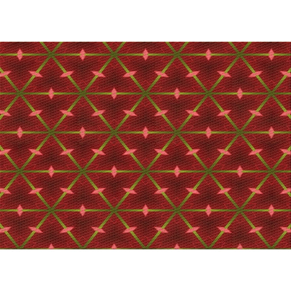 Ahgly Company Machine Washable Indoor Rectangle Transitional Mahogany Brown Area Rugs, 6' x 9'