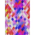 thumbnail image 1 of Ahgly Company Machine Washable Indoor Rectangle Transitional Medium Violet Red Pink Area Rugs, 5' x 7', 1 of 7