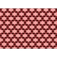 thumbnail image 1 of Ahgly Company Machine Washable Indoor Rectangle Transitional Pastel Red Pink Area Rugs, 3' x 5', 1 of 7