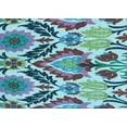 thumbnail image 1 of Ahgly Company Machine Washable Indoor Rectangle Transitional Purple Navy Blue Area Rugs, 3' x 5', 1 of 7