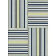 thumbnail image 1 of Ahgly Company Machine Washable Indoor Rectangle Transitional Purple Navy Blue Area Rugs, 7' x 9', 1 of 7