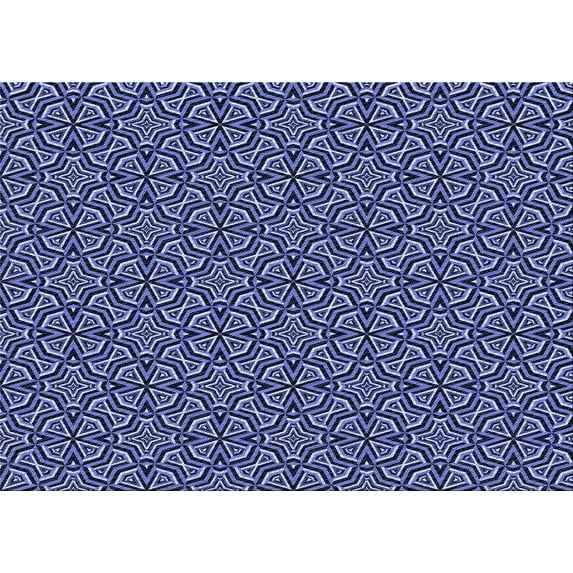 Ahgly Company Machine Washable Indoor Rectangle Transitional Sky Blue Area Rugs, 3' x 5'