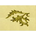 thumbnail image 1 of Ahgly Company Machine Washable Indoor Rectangle Transitional Sun Yellow Area Rugs, 6' x 9', 1 of 7