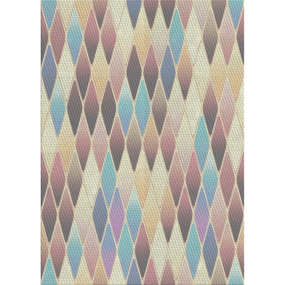 Ahgly Company Machine Washable Indoor Rectangle Transitional Tan Brown Gold Area Rugs, 2' x 3'
