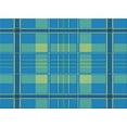 thumbnail image 1 of Ahgly Company Machine Washable Indoor Rectangle Transitional Turquoise Green Area Rugs, 3' x 5', 1 of 7