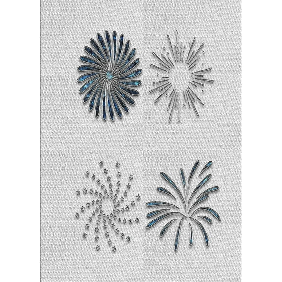 Ahgly Company Machine Washable Indoor Rectangle Transitional White Smoke Area Rugs, 2' x 3'