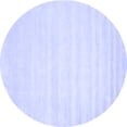 thumbnail image 1 of Ahgly Company Machine Washable Indoor Round Abstract Blue Contemporary Area Rugs, 4' Round, 1 of 4