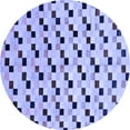 thumbnail image 1 of Ahgly Company Machine Washable Indoor Round Abstract Blue Modern Area Rugs, 5' Round, 1 of 4