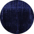 thumbnail image 1 of Ahgly Company Machine Washable Indoor Round Abstract Blue Modern Area Rugs, 6' Round, 1 of 4