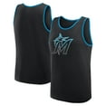thumbnail image 1 of Men's Logo Athletic Black Miami Marlins Unmatched Success Tank Top, 1 of 3